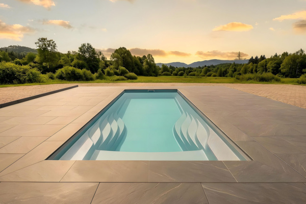 WaterRows-Pool bei Tag